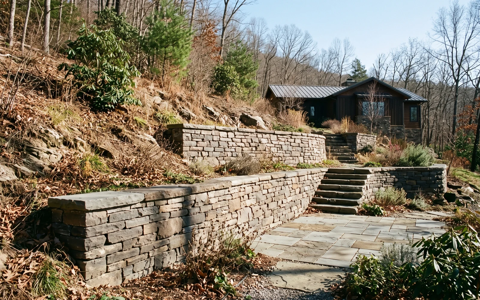 Generated Rocky Mount hardscape planning concept showing the first project-planning emphasis