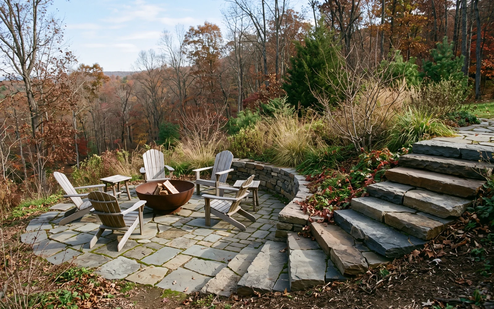 Generated Rocky Mount hardscape planning concept showing the second project-planning emphasis