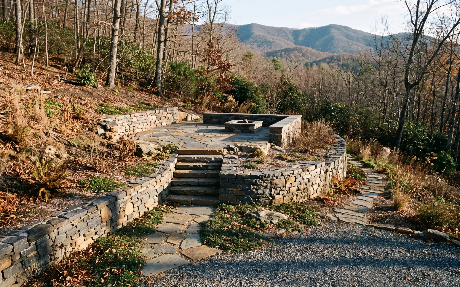 Generated Rocky Mount hardscape planning concept showing the fourth project-planning emphasis